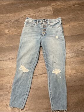 Lucky Brand high rise crop jeans